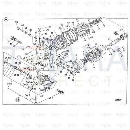 JCB Part No.# LBQ9102, O RING - JCB Spare Parts