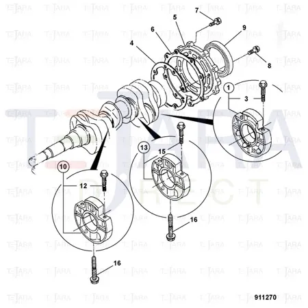 JCB Part No.# 02/601254, Seal Oil - JCB Spare Parts