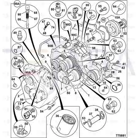 JCB Part No.# 823/10313, WASHER - JCB Spare Parts