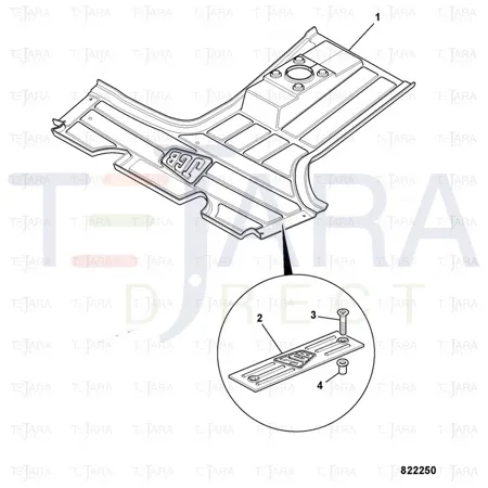 JCB Part No.# 331/25713, KICKSTRIP ( REINSTATED ON P392 ) - JCB Spare Parts