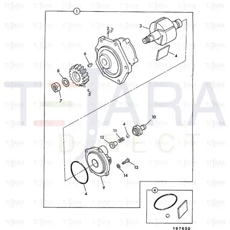 JCB Part No.# 15/908904, GEAR-PINION - JCB Spare Parts
