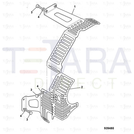 JCB Part No.# 1315/0305D, SET SCREW M8x20 - JCB Spare Parts