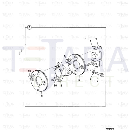 JCB Part No.# 17/916604, Coupling drive ass - JCB Spare Parts