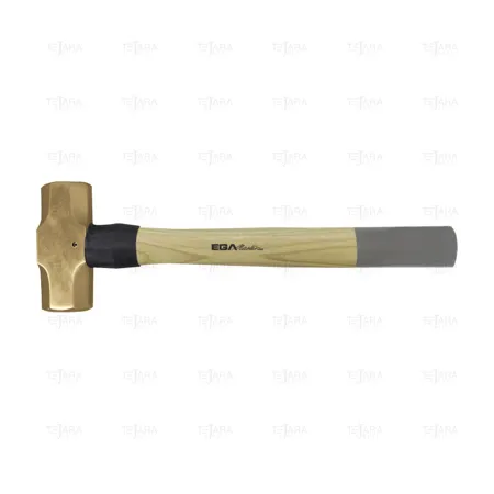 SLEDGE HAMMER 500 GR HICKORY HANDLE NON SPARKING BRASS - EGA Master