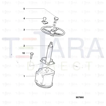 JCB Part No.# 7141/41330,  STEERINGWHEEL - JCB Spare Parts