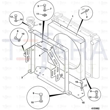 JCB Part No.# 1315/0105D, SET SCREW - JCB Spare Parts