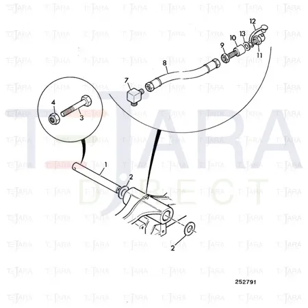 JCB Part No.# 819/00137, SPACER 6.0 BLACK - JCB Spare Parts