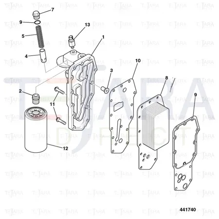 JCB Part No.# 02/910832, VALVE - JCB Spare Parts