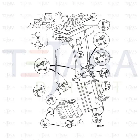 JCB Part No.# 1416/0006Z, WASHER 3/8" SPRING - JCB Spare Parts
