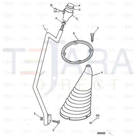 JCB Part No.# 346/00130, CLAMP gaiter - JCB Spare Parts