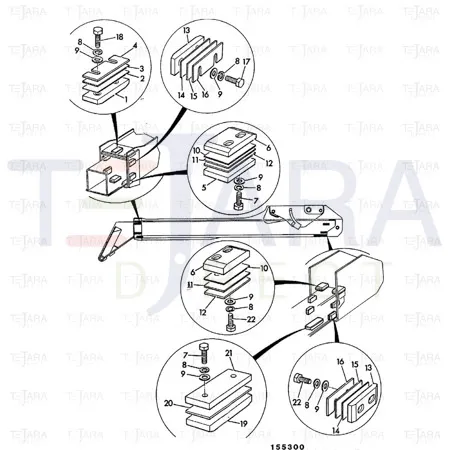 JCB Part No.# 158/30499, SHIM 1.6MM - JCB Spare Parts