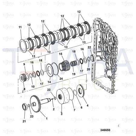 JCB Part No.# 04/600843, Piston - JCB Spare Parts