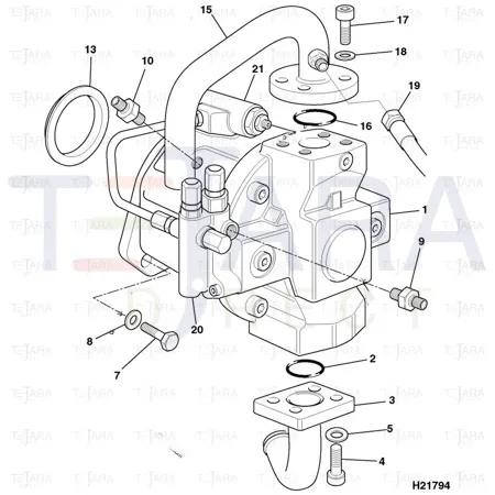 JCB Part No.# 2401/0219, O RING - JCB Spare Parts