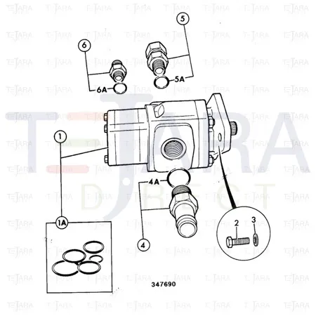 JCB Part No.# 04/600401, O RING - JCB Spare Parts