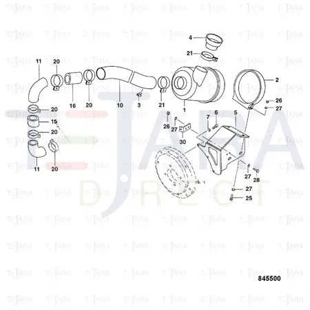 JCB Part No.# 7222/50335, BRACKET - JCB Spare Parts