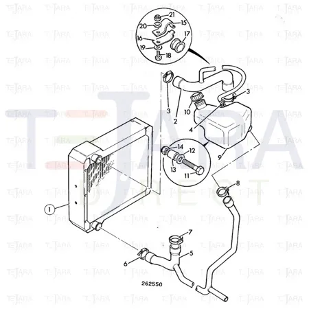 JCB Part No.# 123/06276, CAP 0.5BAR - JCB Spare Parts