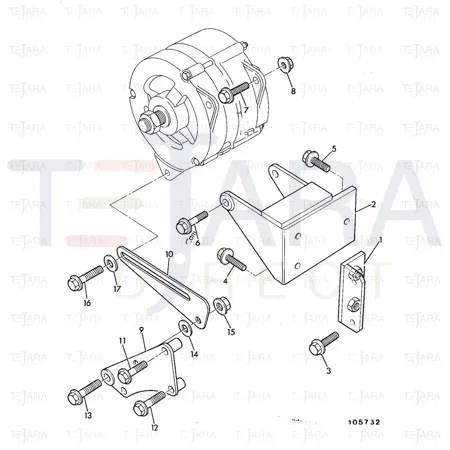 JCB Part No.# 02/291026, BOLT - JCB Spare Parts