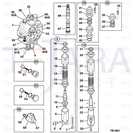 JCB Part No.# 25/222414, PLUG KIT - JCB Spare Parts