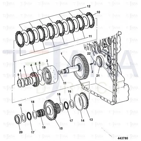 JCB Part No.# 04/600179, DISC - JCB Spare Parts