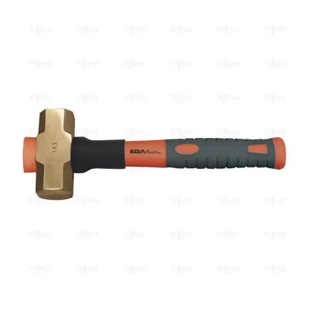 SLEDGE HAMMER 3 KG FIBERGLASS HANDLE NON SPARKING Cu-Be - EGA Master