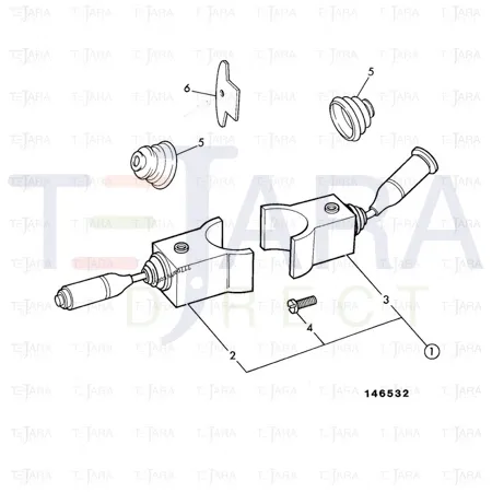 JCB Part No.# 701/80294, COLUMN SWITCH(AUTOSHIFT) - JCB Spare Parts
