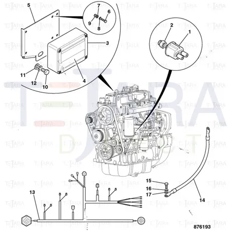 JCB Part No.# 321/10461, Sender oil pressur - JCB Spare Parts