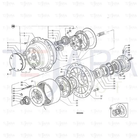 JCB Part No.# 10/906604, GASKET - JCB Spare Parts