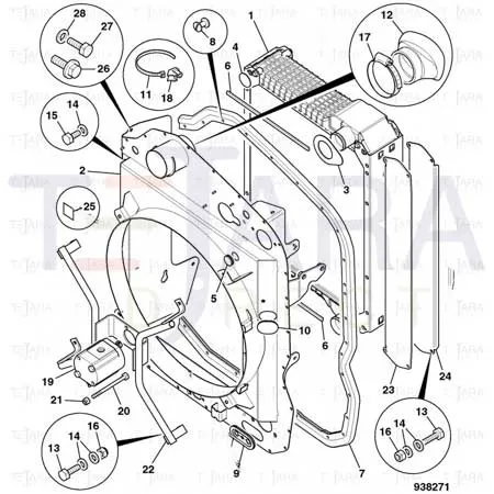 JCB Part No.# 332/C2608, SEAL - POD BONNET - JCB Spare Parts