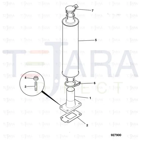 JCB Part No.# 321/10254, Cap rain - JCB Spare Parts