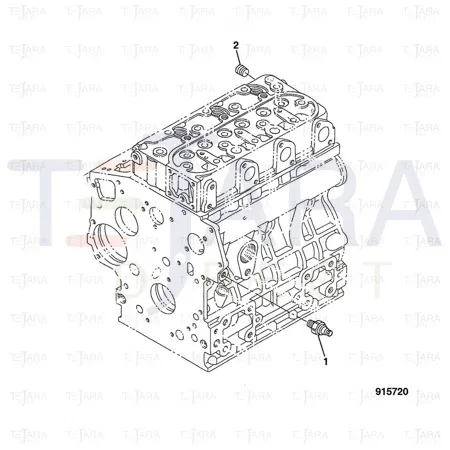 JCB Part No.# 02/602041, Switch Oil Pressur - JCB Spare Parts
