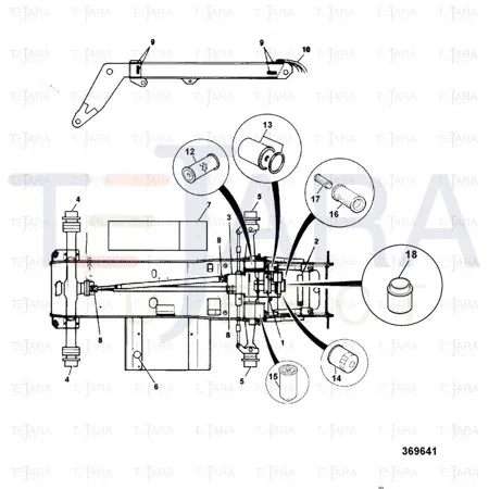 JCB Part No.# 32/925950, SS.P.N320/A7123 Element fuel (PQ 540) - JCB Spare Parts