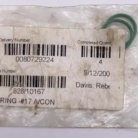 JCB Part No.# 828/10167, O-RING -#17 A/CON - JCB Spare Parts