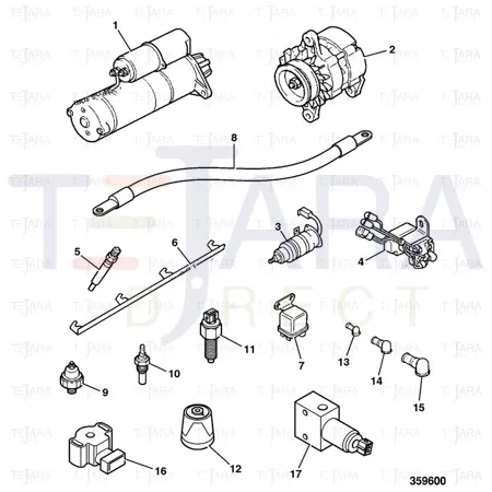 JCB Part No.# 716/30179, SENSOR - ANGLE - JCB Spare Parts