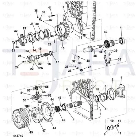 JCB Part No.# 04/600440, WASHER - JCB Spare Parts