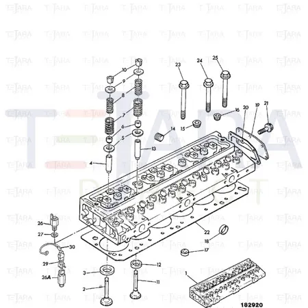 JCB Part No.# 02/200051, VALVE-INLET - JCB Spare Parts