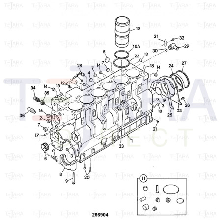 JCB Part No.# 02/910513, Plug - JCB Spare Parts