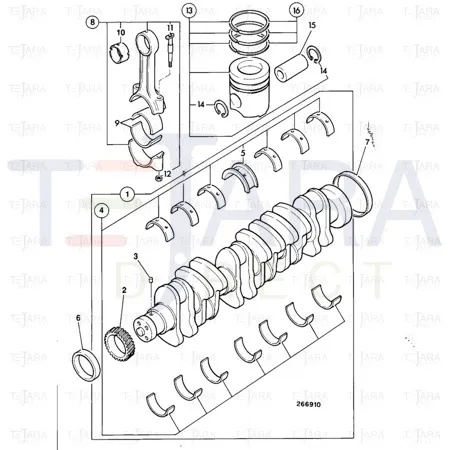 JCB Part No.# 02/910537, Circlip - JCB Spare Parts