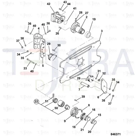 JCB Part No.# 2700/01240, BEARING - JCB Spare Parts