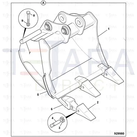 JCB Part No.# 980/84767, LOCK PIN - JCB Spare Parts