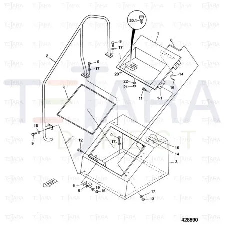 JCB Part No.# 1316/0407Z, SET SCREW M10x25(KANBAN) - JCB Spare Parts