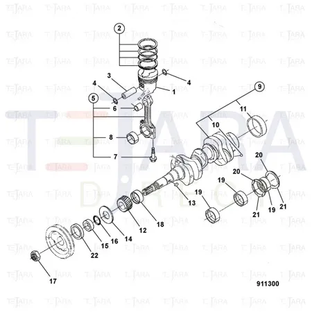 JCB Part No.# 02/600982, Seal Oil - JCB Spare Parts