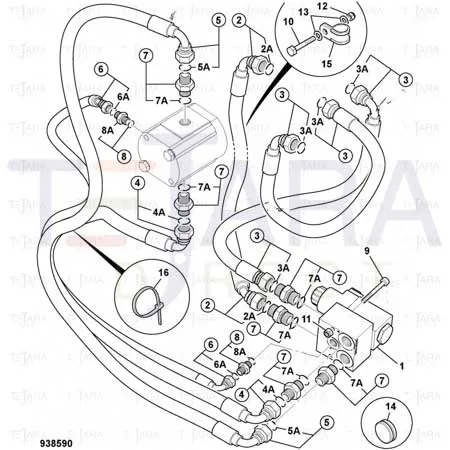 JCB Part No.# 1315/3313Z, (Pre-P)-BOLT M8x55 - JCB Spare Parts