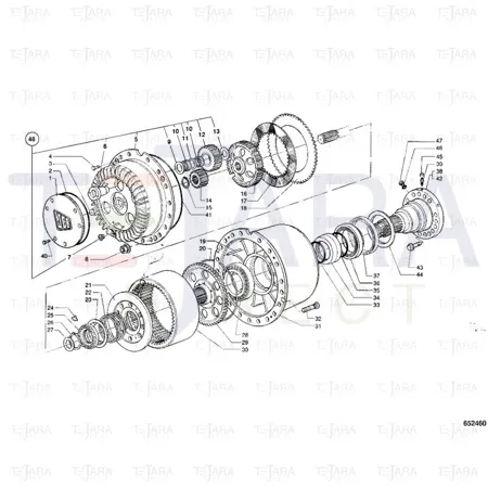 JCB Part No.# 10/300376, Disk brake - JCB Spare Parts