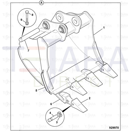 JCB Part No.# 980/84768, WASHER - JCB Spare Parts