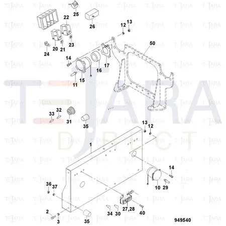 JCB Part No.# 8420/01110, Light Flasher Lamp - JCB Spare Parts