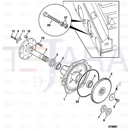 JCB Part No.# 813/10061, CASSETTE SEAL - JCB Spare Parts