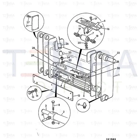 JCB Part No.# 611/22000, HOSE-HYD - JCB Spare Parts