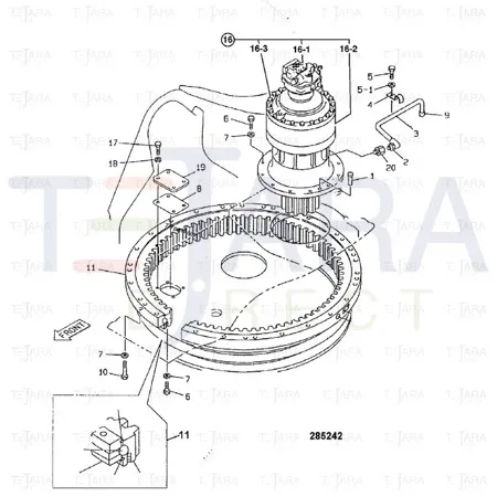 JCB Part No.# 1316/4019Z, BOLT - JCB Spare Parts