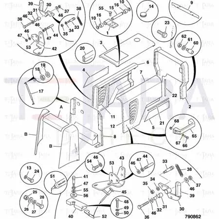 JCB Part No.# 331/54665, GAS STRUT 2100N - JCB Spare Parts