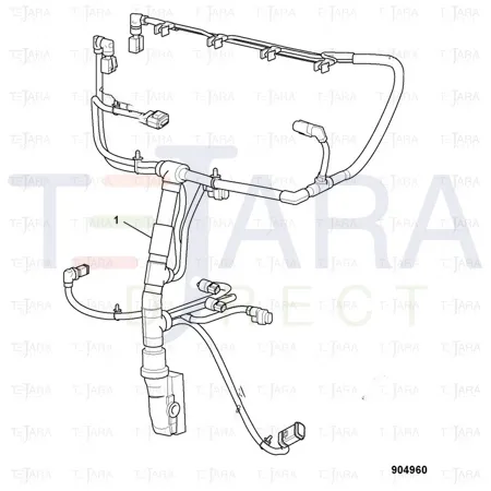 JCB Part No.# 320/09513, MAIN HARNESS CR(new A9997) - JCB Spare Parts
